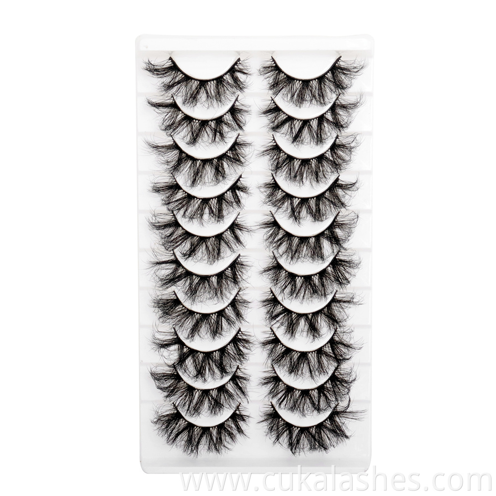 10 Pairs Natural Lashes